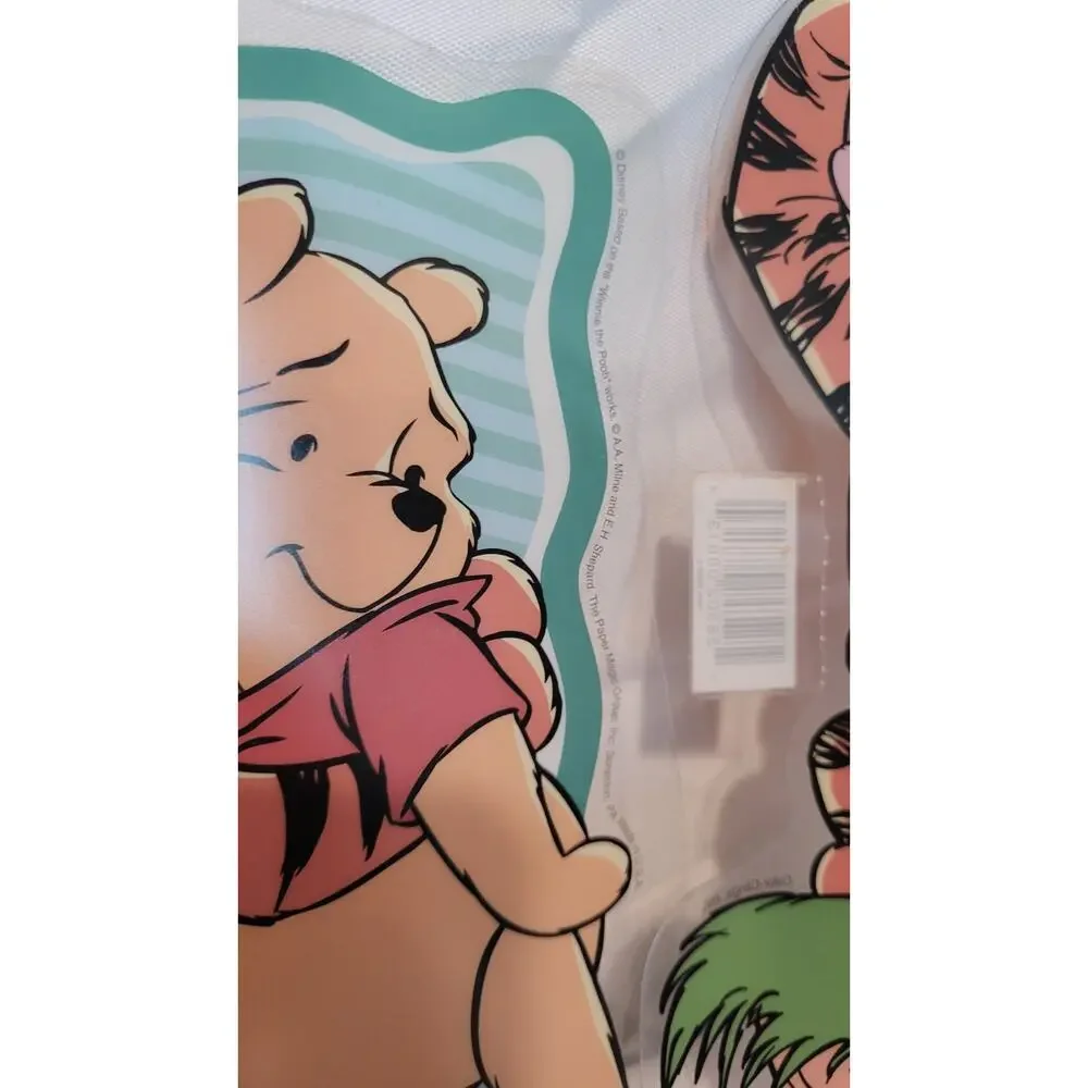 Vintage Disney Winnie the Pooh Color Clings Window Clings Lot of 7 Pooh...